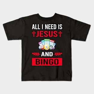 I Need Jesus And Bingo Kids T-Shirt